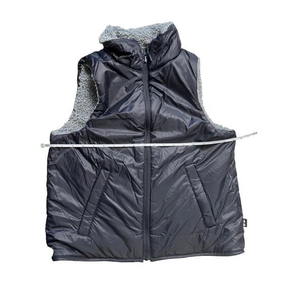 BASS OUTDOOR Women's Reversible Zip-Front Vest BLACK/GRAY NWT SIZE XS - Picture 12 of 13